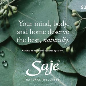 Saje Natural Wellness (EN Version) Saje Natural Wellness eGift Card (EN version)