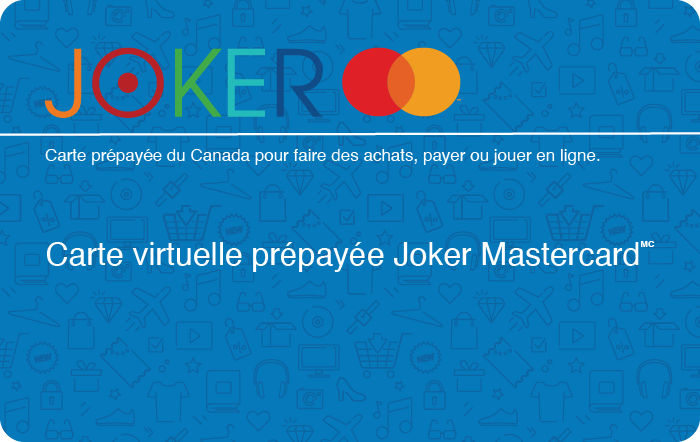 Mastercard Virtual Joker Prepaid Mastercard (FR version) — Card