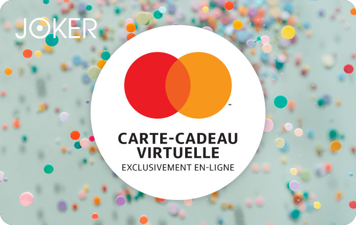 Mastercard Virtual Joker Prepaid Confetti Mastercard (FR version) — Card