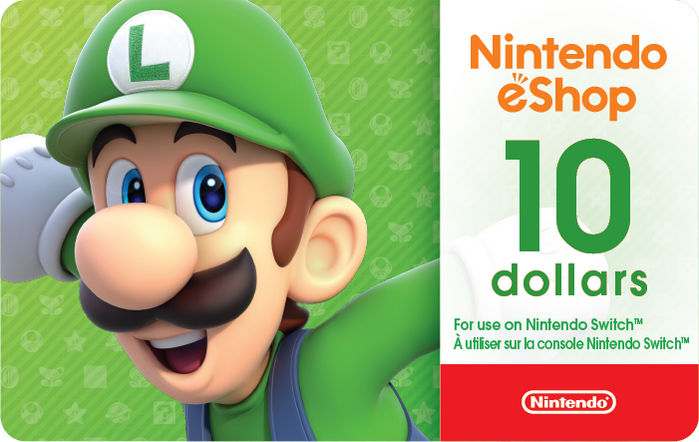 Nintendo (FR Version) Nintendo eShop $10 eGift Card (FR version)