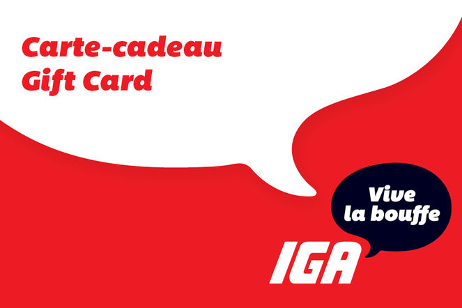 IGA (FR Version) IGA eGift Card (FR version)