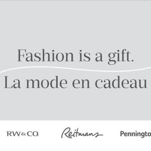 Reitmans (EN Version) Reitmans, RW&CO and Penningtons eGift Card (EN version)