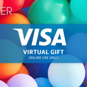 Visa Balloons Design (EN version) – Virtual Prepaid Card