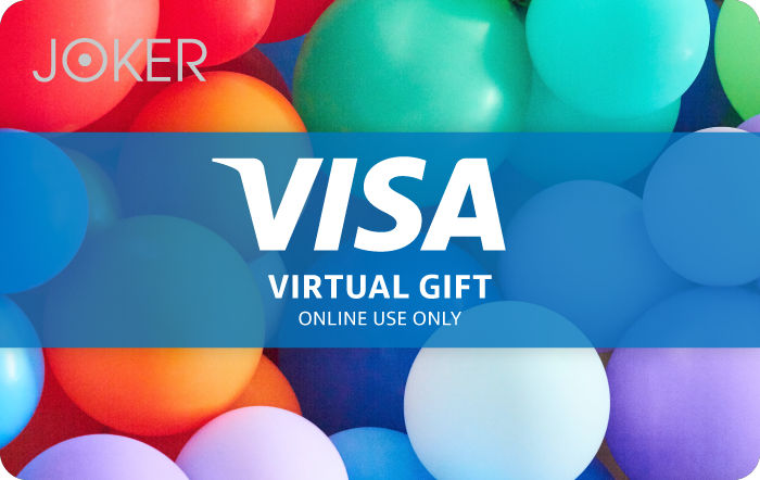 Visa Balloons Design (EN version) – Virtual Prepaid Card