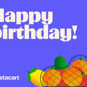 Instacart (EN version) Happy Birthday (EN version) – Instacart eGift Card