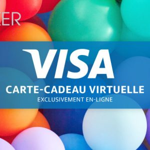 Visa Balloons Design (FR version) – Virtual Prepaid Card