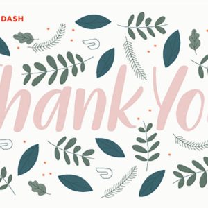 DoorDash (EN version) Thank You theme (EN version) – DoorDash eGift Card