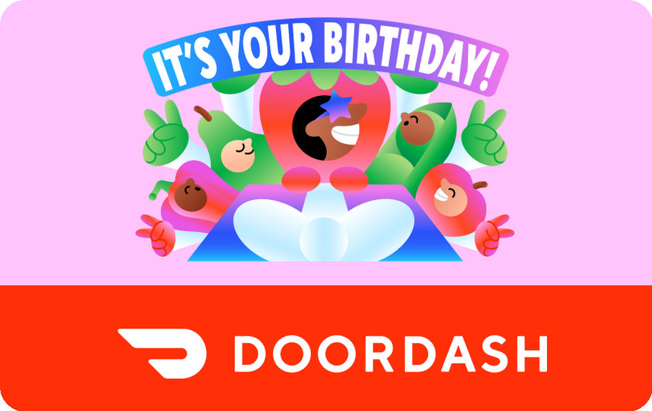 DoorDash (EN Version) Happy Birthday theme (EN version) – DoorDash eGift Card