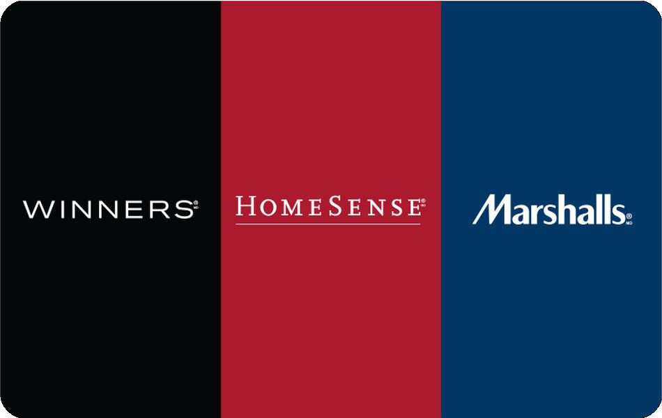 TJX (FR Version) Winners, Marshalls & HomeSense eGift Card (FR version)